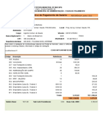 Folha de pagamento de Maria Felismina Barbosa da Prefeitura de Macapá em Junho de 2022