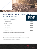 Bicicletas - Preços