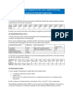 MSc Applied Hydrology Course Assignment Summary