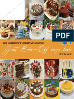 Great Bake-Off Recipe Book: 2021 - European Day of Languages' 20 Anniversary