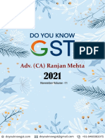 Do You Know GST - NOV 21