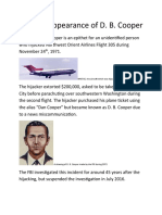 The Disappearance of D. B. Cooper