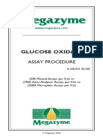 Glucose Oxidase: Assay Procedure