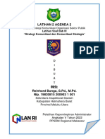 LATIHAN 2 - AGENDA II - Reinhard Bunga - Strategi Komunikasi Organisasi Sektor Publik