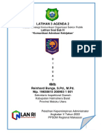 LATIHAN 3 - AGENDA II - Reinhard Bunga - Strategi Komunikasi Organisasi Sektor Publik