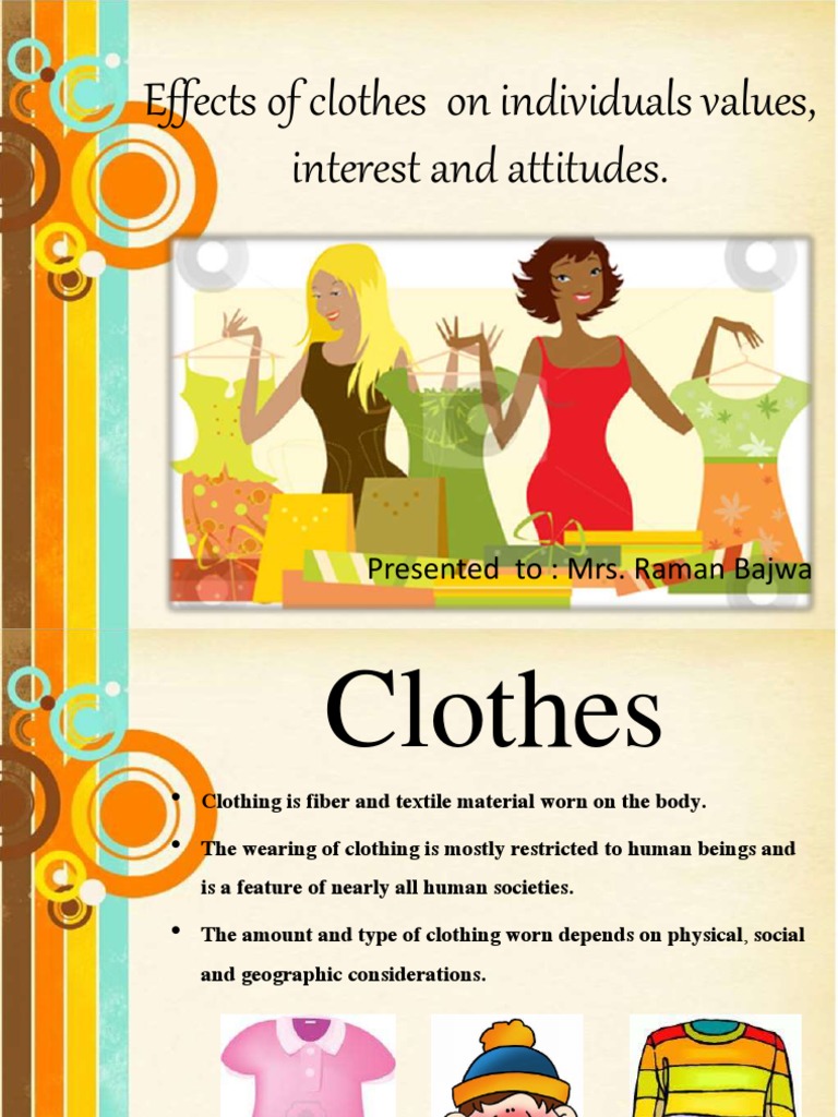 1587536749individual Values in Clothing PDF Clothing Attitude