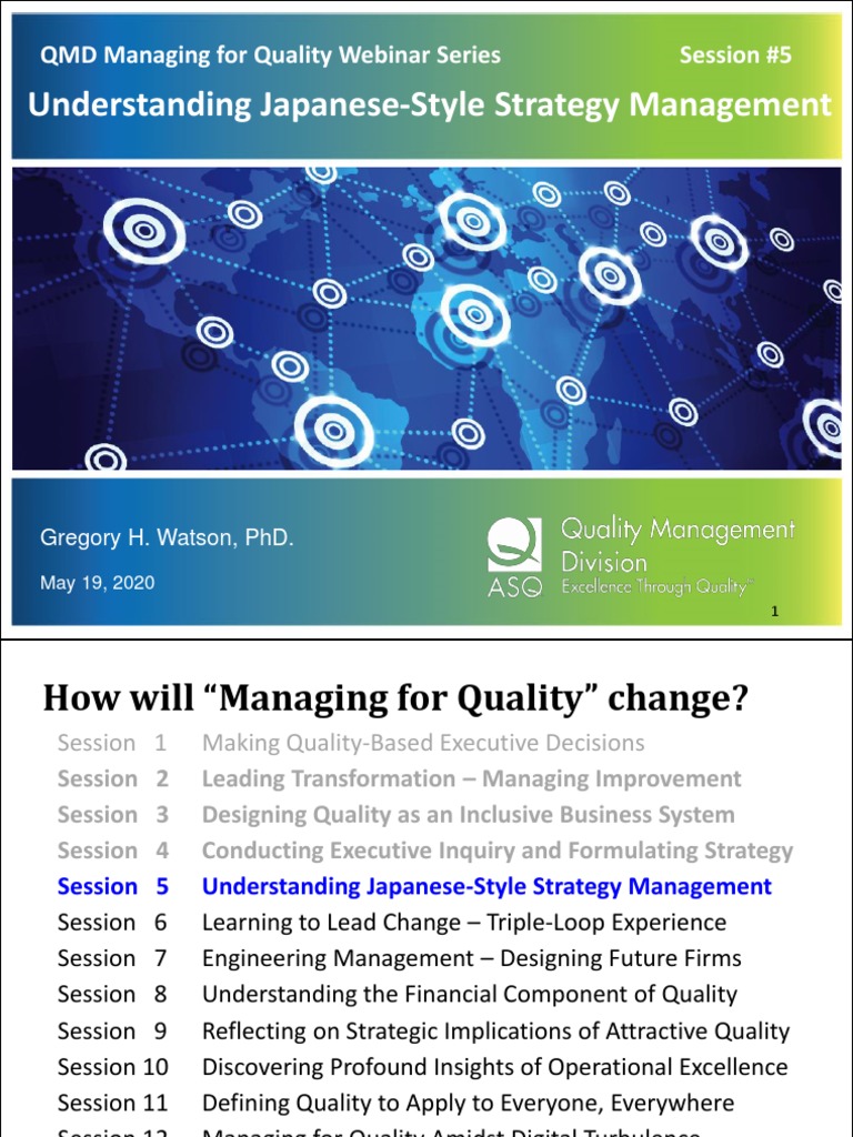 Japanese-Style Quality Management Insights | PDF | Scientific Method ...