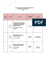 Ringkasan Rancangan Pengajaran Tahunan Matematik Tingkatan 4 2022