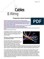 Audio Cables & Wiring