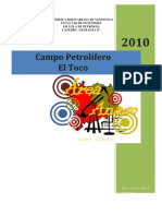 Reporte Del Campo Petrolifero El Toco