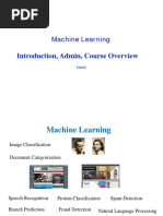 Machine Learning 10-401, Spring 2018: Introduction, Admin, Course Overview