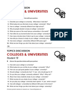 Colleges & Universities: Student A'