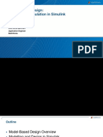 Model-Based Design: Design With Simulation in Simulink: Ruth-Anne Marchant Application Engineer Mathworks