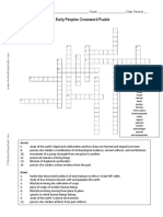 Early Peoples Crossword Puzzle: Across