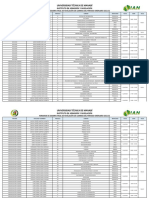 Horarios examen nivelación UTM