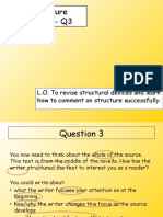 Structure Revision-Q3: L.O. To Revise Structural Devices and Learn How To Comment On Structure Successfully