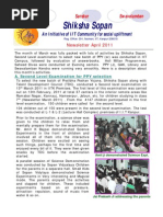 Shiksha Sopan April 2011 Newsletter