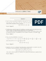 Exame Nacional de Matem Atica A (2010, 1. Fase) : Proposta de Resolu C Ao