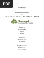Download Internship Report on Ananash Travel by nehasaboo SN58753864 doc pdf