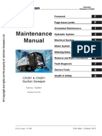 Maintenance Manual: CX201 & CN201 Suction Sweeper