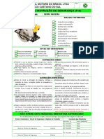 Instruções de segurança para serra de madeira