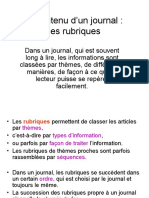 Rubriques Dun Journal1