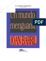 Joan Barril - Un Mundo Menguante