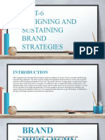 BM Unit-6 Designing and Sustaining Brand Strategies