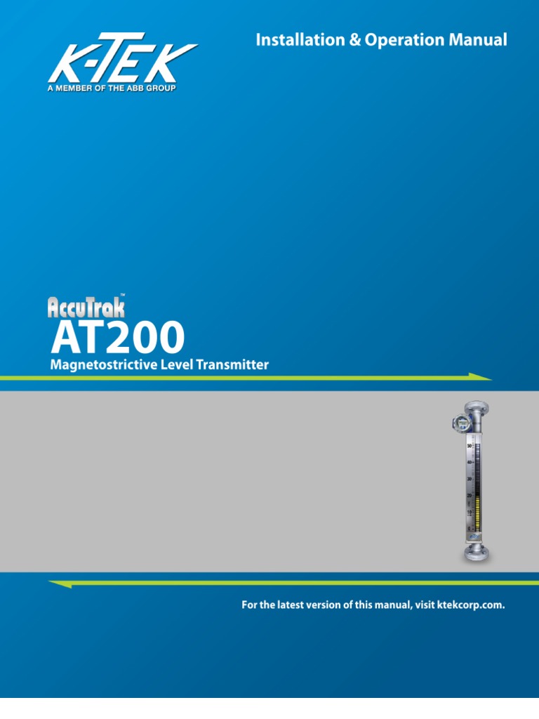 Magnetostrictive Level Transmitter Manual | PDF | Electrical Connector ...