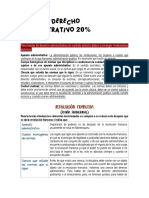 Resumen Derecho Administrativo 20% PDF