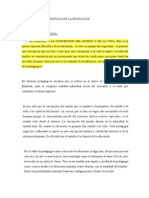 Implicaciones Filosoficas de La Educacion