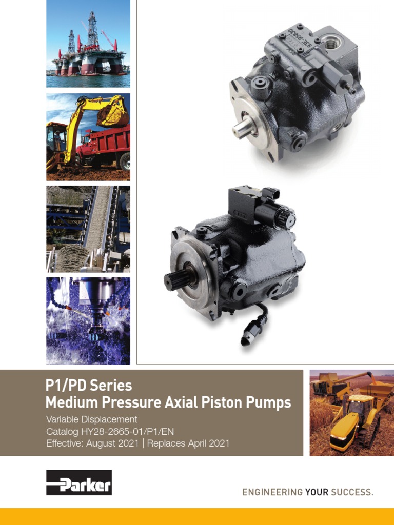 P1PD Medium Pressure Axial Piston Pumps-HY28-2665-01 - P1 - EN | PDF ...