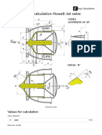 Hydrodynamic Calculation Howell-Jet Valve