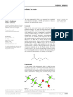 N-Butyl Acetate: Organic Papers