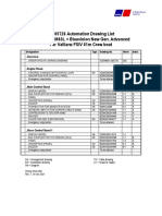 1205726 Automation Drawing list Rev1