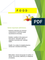 Nutrition Fundamentals: The Roles and Functions of Food