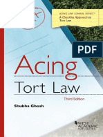 Shubha Ghosh - Acing Tort Law-West Academic Publishing (2017)