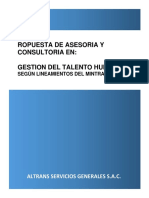 Gestion Del Talento Humano Según Lineamientos Del Mintra y Haccp