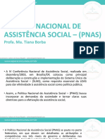 PNAS Política Nacional de Assistência Social