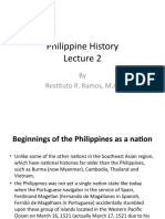 Philippine History: by Restituto R. Ramos, M.A