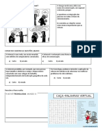 A Charge Revela Uma Crítica Aos Meios de Comunicação