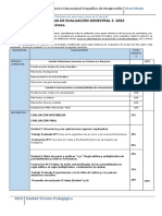 Programa de Evaluación Semestral 2 - 2022 Profesora: Carla Neira Espinoza. Curso: 1°M B