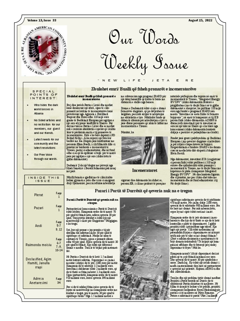 Newsletter Volume 13 Issue 33 | PDF