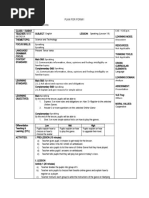 Lesson Plan 1 Sabar