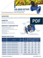 Ficha Técnica Macromedidor Ultrasónico ARAD - OCTAVE