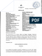 Circular 160222 Instrucciones Generales de Caracter Procedimental