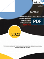 Template Laporan Kegiatan Orientasi TPK 2022