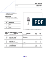 D1589 - NPN Silicon Power Transistors, 100v 5A 7v Base, Low Speed Switching