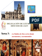 7 - La Palabra de Dios en Los Demás Sacramentos y Sacramentales