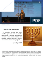 O SEGREDO DA IGREJA: SER O CANDELABRO QUE REVELA OS SETE ESPÍRITOS DE DEUS